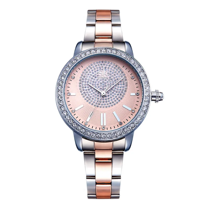 Home Shengke K0075 Womens Watch - Silver