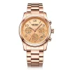 Megir 2057 Womens Chronograph Watch - Rose Gold MEGIR 2018 Luxury Quartz Women Watches Relogio jpg