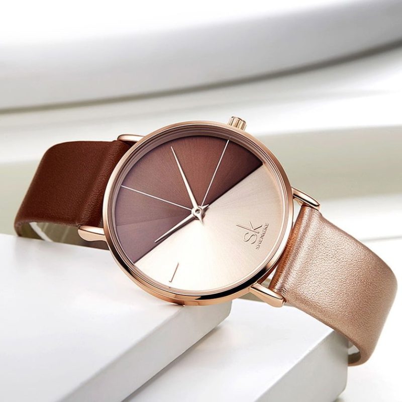 SK 0095 Luxury Leather Watches Women Creative 2 1