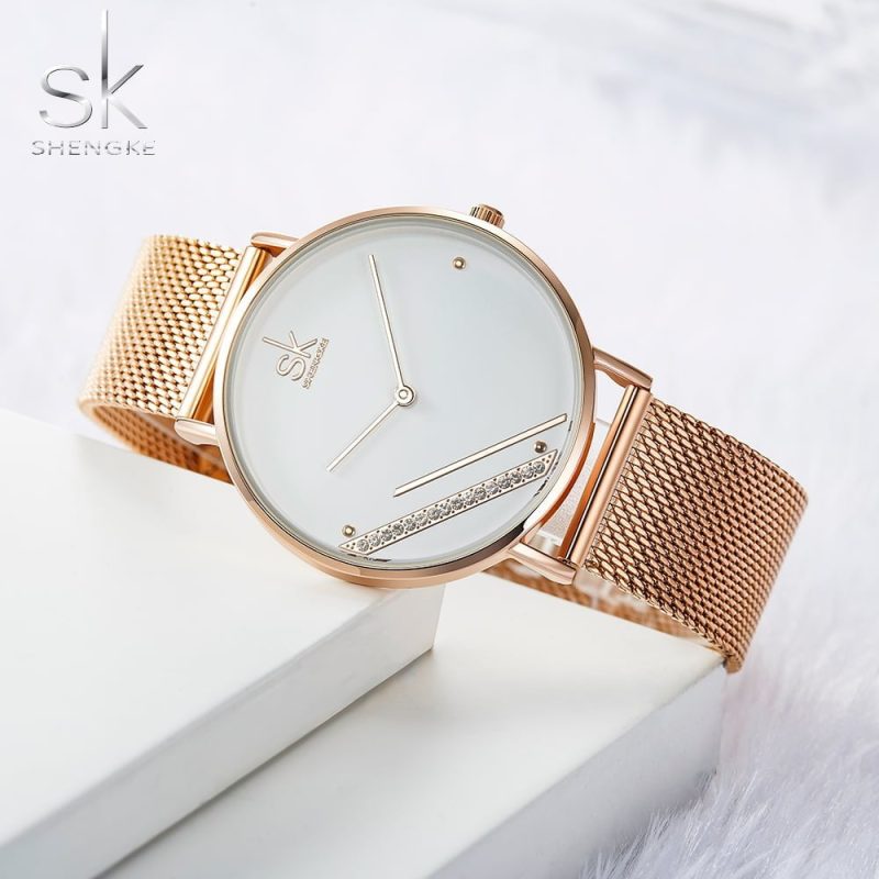 SK K0106 beautiful rose gold womens quartz 1