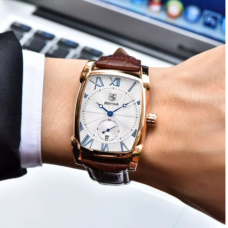 Alternative view of Benyar Mens 5114 Business Watch - Brown