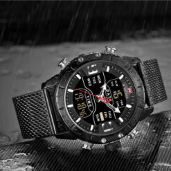 Alternative view of Naviforce 9153 Mens Digital/Analog Watch - Black