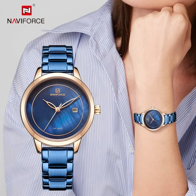 Naviforce 5008 Womens Watch - Blue | Vivid Nuance South Africa