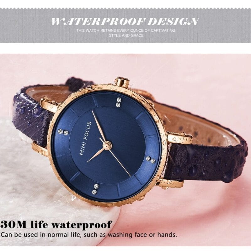 Mini Focus 0255 Womens Analog Watch - Blue Mini Focus 0255 Womens Analog Watch - Blue - Image 4