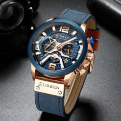 Alternative view of Curren 8329 Mens Chronograph Watch - Blue