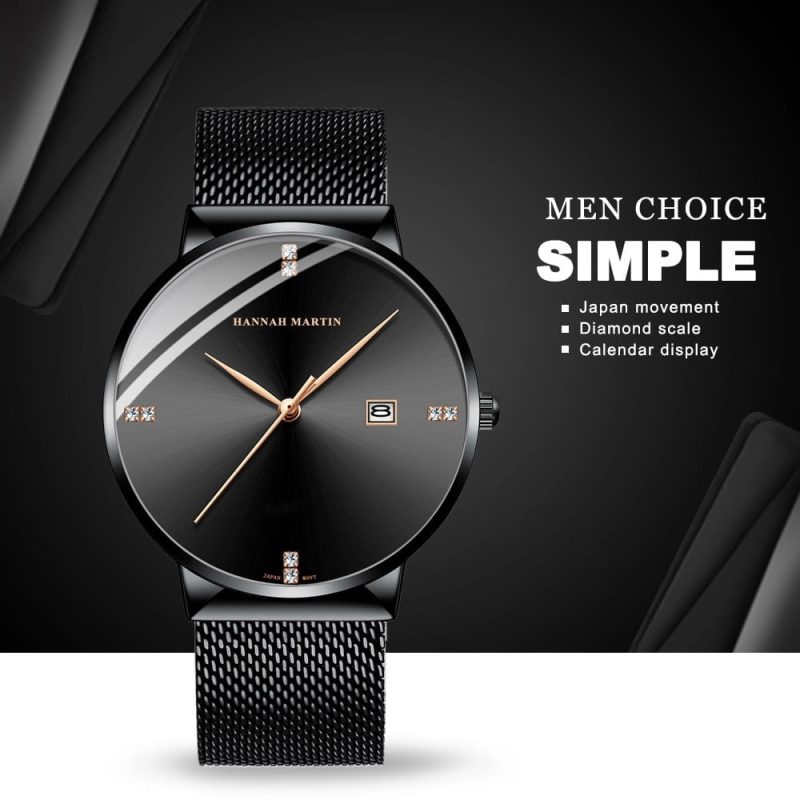 Hannah Martin HM901 Womens Watch - Black hannah3