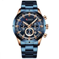 Curren 8355 Mens Chronograph Watch - Blue
