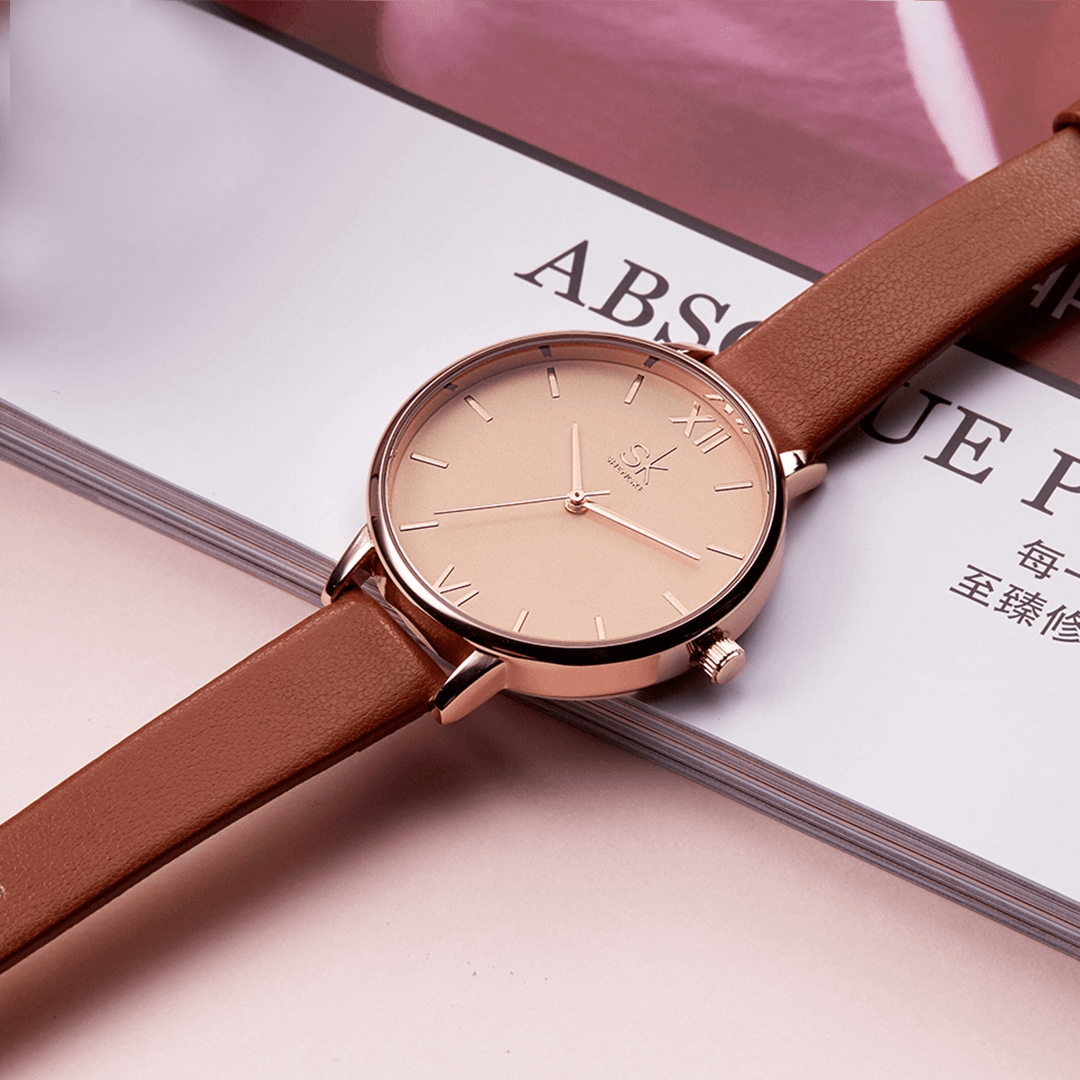 Shengke K0039 Womens Watch - Brown Shengke K0039 Womens Watch - Brown - Image 2