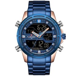 Naviforce 9138 Mens Analog/Digital Watch - Blue