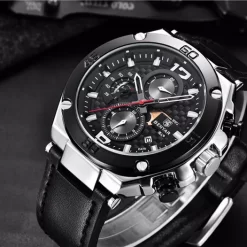 Alternative view of Benyar 5151 Mens Chronograph Watch - Black