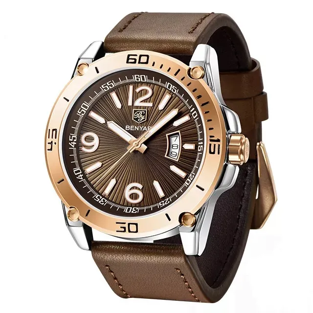 【BENI】2月1日まで Benyar 5166 Mens Chronograph Watch - Brown | Vivid Nuance South Africa