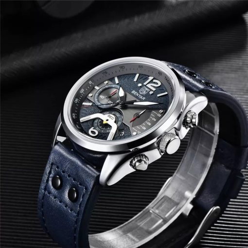 Benyar 5171 Mens Chrongraph Watch - Blue - Image 3