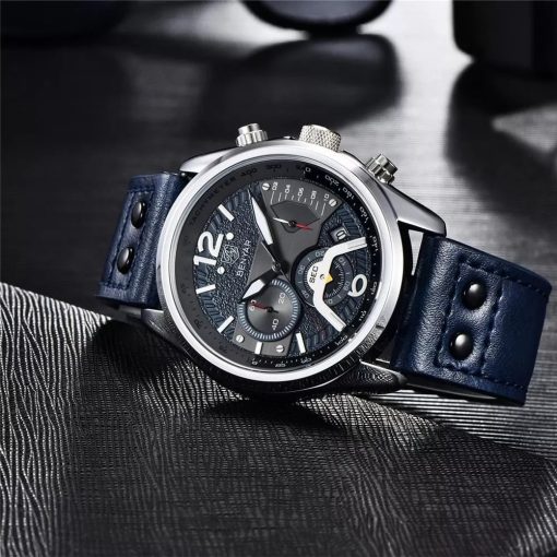 Benyar 5171 Mens Chrongraph Watch - Blue - Image 4