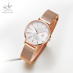 Shengke K0093 Jewelry Set (Earings, Bracelet & Necklace) - Rose Gold H5c7a5bfed9fb4c8285a17331992b2281A