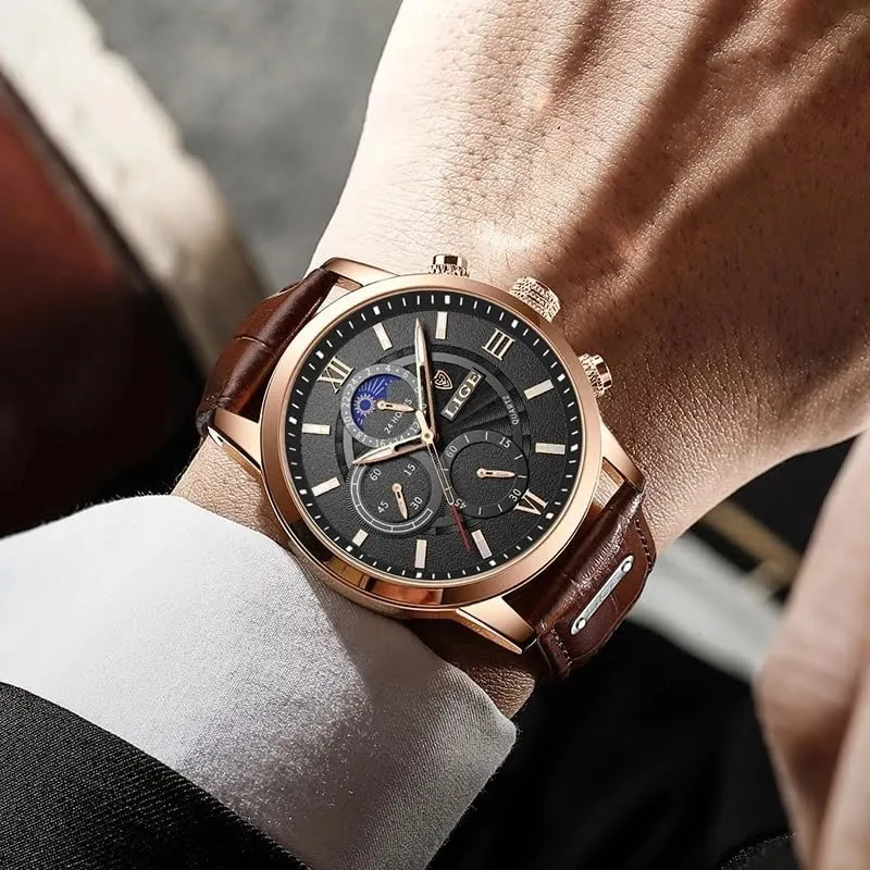 Lige 8932 Mens Chronograph Watch | Vivid Nuance South Africa
