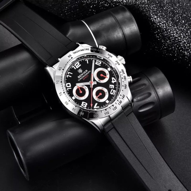 Benyar 5192 Mens Chronograph Watch - Black 1072200056 1704011821