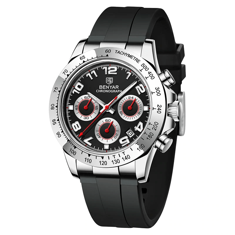 Benyar 5192 Mens Chronograph Watch - Black Benyar 5192 Mens Chronograph Watch - Black