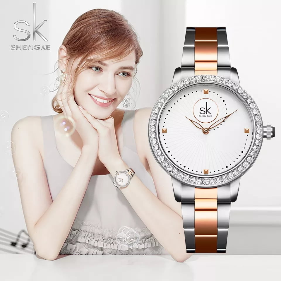 Shengke K0111 Womens Watch - Silver Shengke K0111 Womens Watch - Silver - Image 3