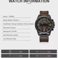 Curren 8314 Mens Chronograph Watch 8314 3