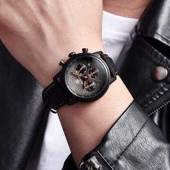 Benyar 5190 Mens Chronograph Watch - Black S9f43144a5a6c41b880dfc78c4cf9e818q