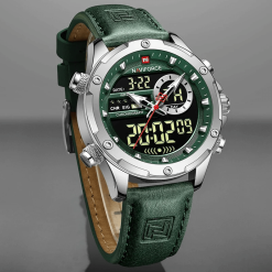 Alternative view of Naviforce 9208 Mens Analog/Digital Watch - Green