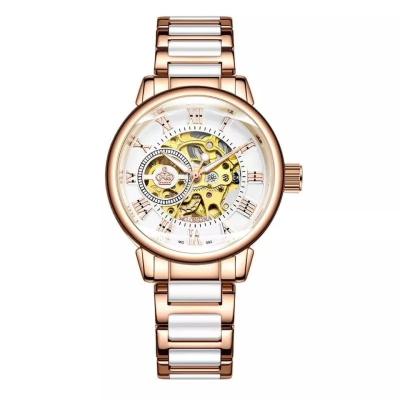 MG Orkina MG082 Womens Automatic Watch - Rose Gold