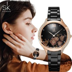 Alternative view of Shengke K0172 Womens Watch - Black