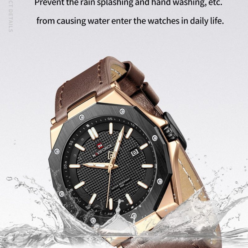 Naviforce 9200 Mens Chronograph Watch - Brown 9200L英RGBBN 13