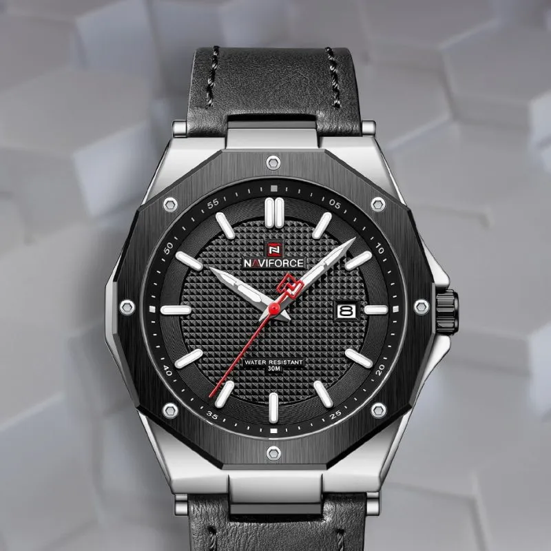 Alternative view of Naviforce 9200 Mens Chronograph Watch - Black