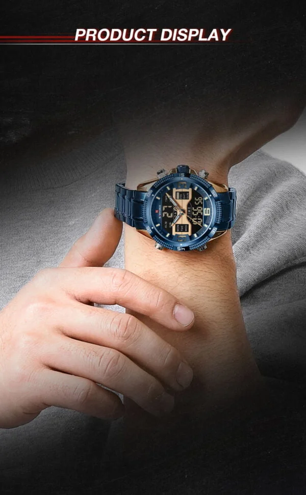 Naviforce 9201 Digital/Analog Watch - Blue | Vivid Nuance South Africa