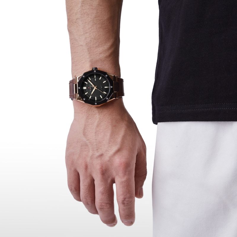 Naviforce 9200 Mens Chronograph Watch - Brown RGBBN 1 scaled