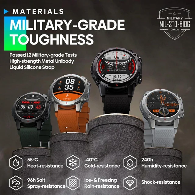 Zeblaze Vibe 7 Lite Smart Watch - Grey | Vivid Nuance South Africa