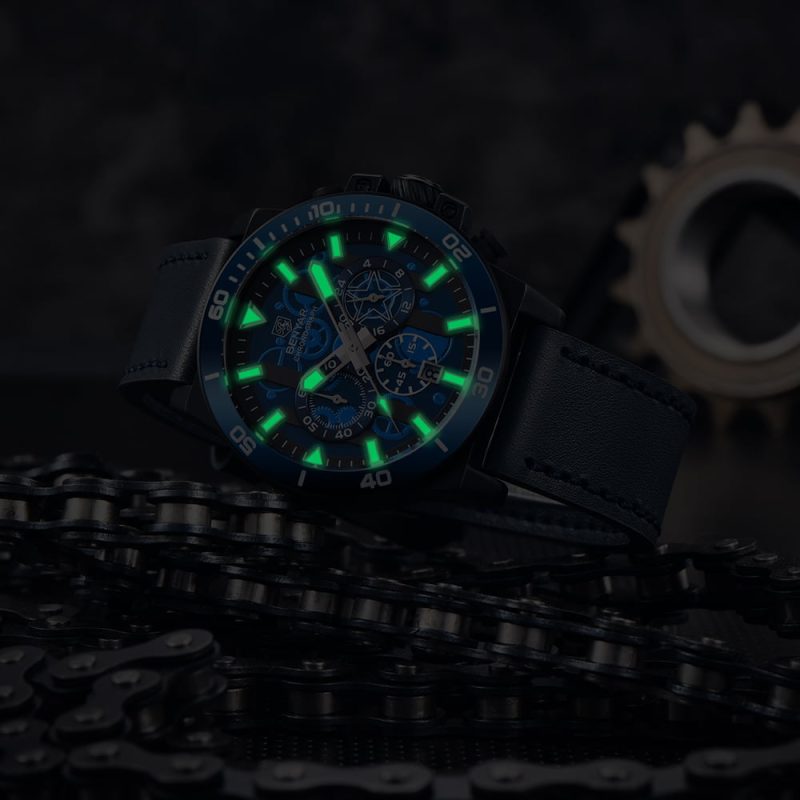 Benyar 5197 Mens Chronograph Watch - Black 4