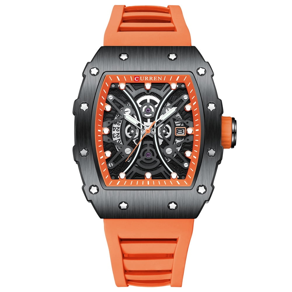 Curren 8438 Mens Chronograph Watch - Orange Curren 8438 Mens Chronograph Watch - Orange