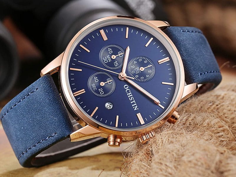 Ochstin GQ084 Mens Chronograph Watch - Blue 444576e9 e960 4434 a359 f10bc5ab3556. CR00970600 PT0 SX970 V1