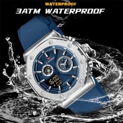 Alternative view of Naviforce 9216 Mens Chronograph Watch - Blue