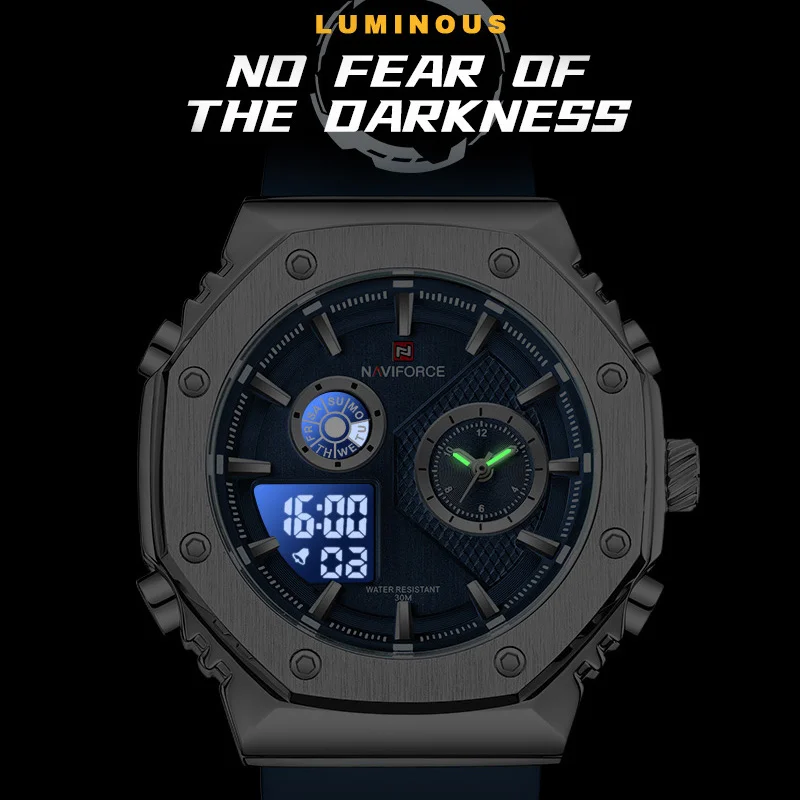 Naviforce 9216 Mens Chronograph Watch - Blue | Vivid Nuance South