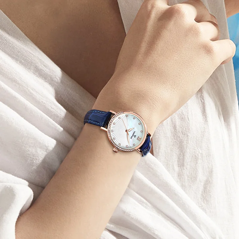Alternative view of Mark Fairwhale 3420 Womens Watch - Blue
