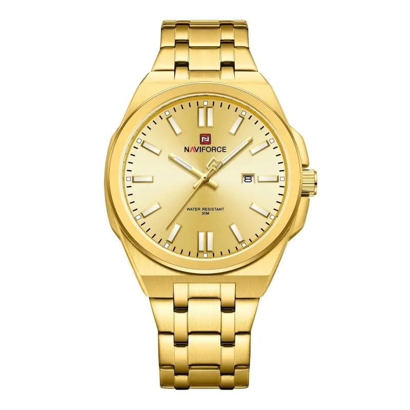 Naviforce 9226 Mens Watch - Gold
