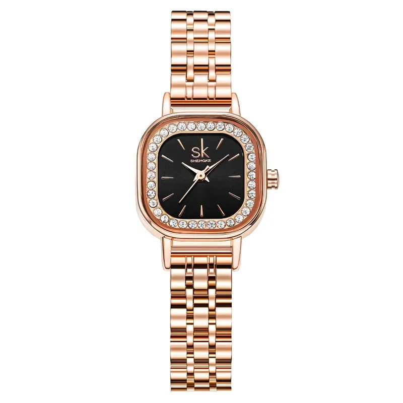 Shengke K0170 Womens Watch - Rose Gold