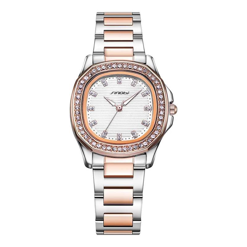 Sinobi S9887L Womens Watch - Silver/Pink