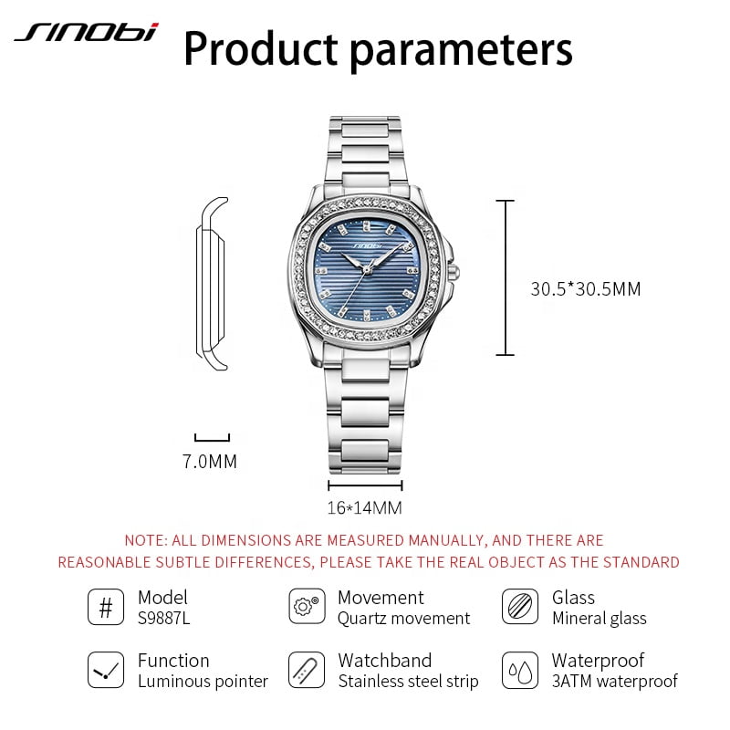 Sinobi S9887L Womens Watch - Silver Sinobi S9887L Womens Watch - Silver - Image 4