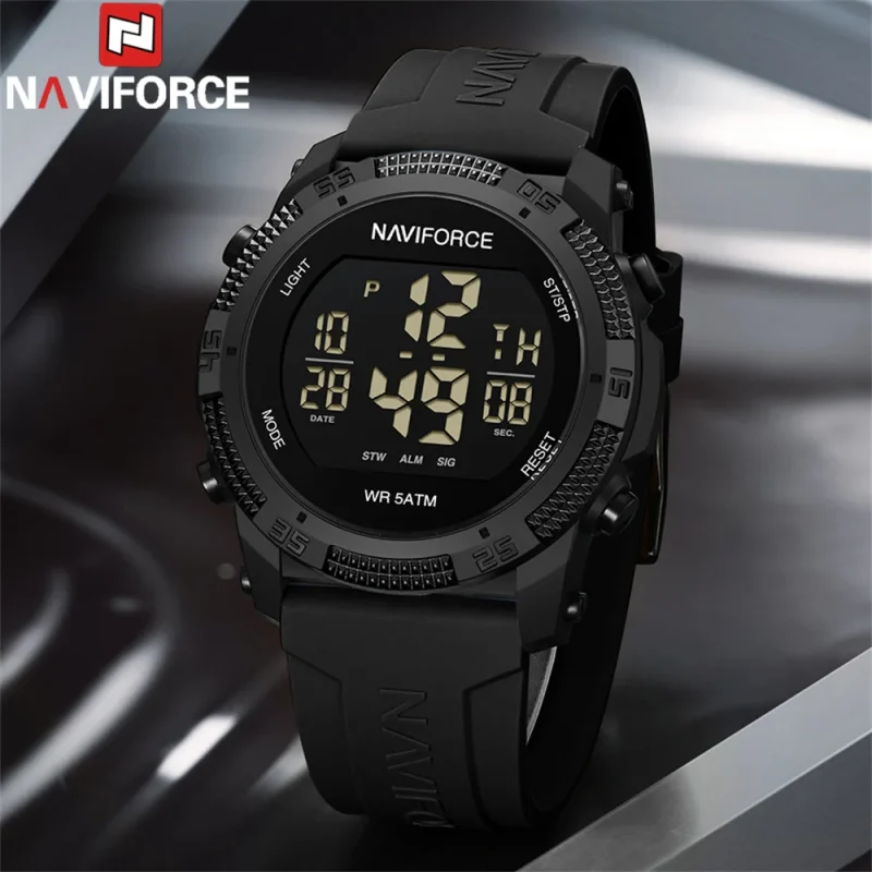 Alternative view of Naviforce 7104 Mens Watch - Black