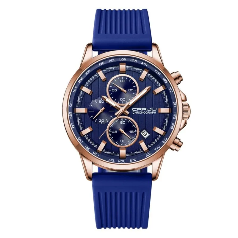 Home CRRJU 2315 Mens Chronograph Watch - Blue
