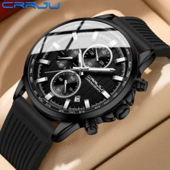 Alternative view of CRRJU 2315 Mens Chronograph Watch - Black