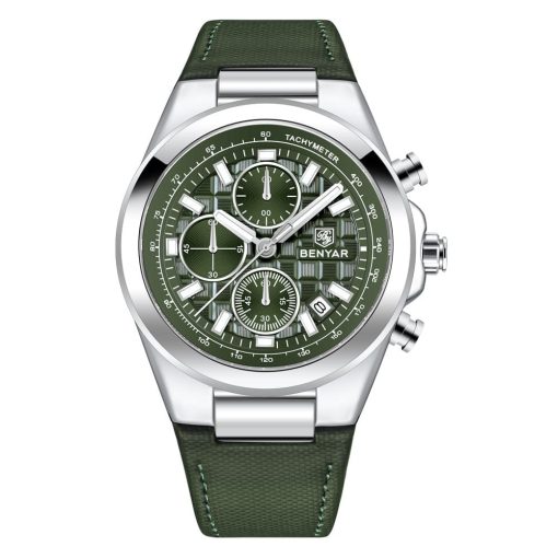 Benyar 5206 Mens Chronograph Watch - Green