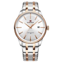 Naviforce 9230 Mens Watch - Silver/Gold