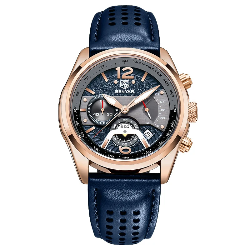 Benyar 5171 Mens Chronograph Watch - Blue