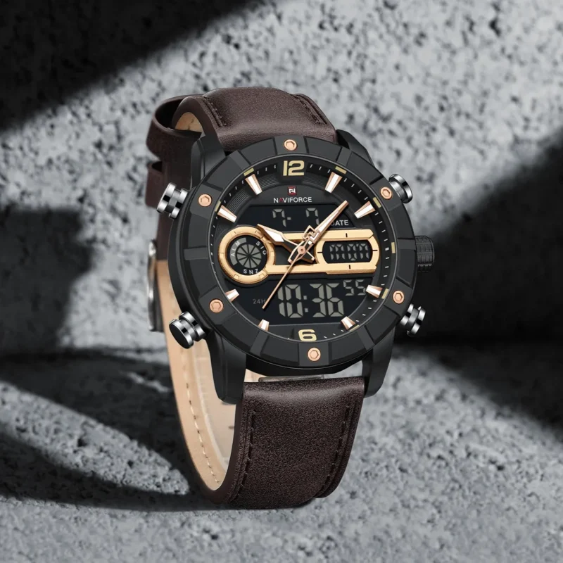 Alternative view of Naviforce 9263 Mens Watch - Brown