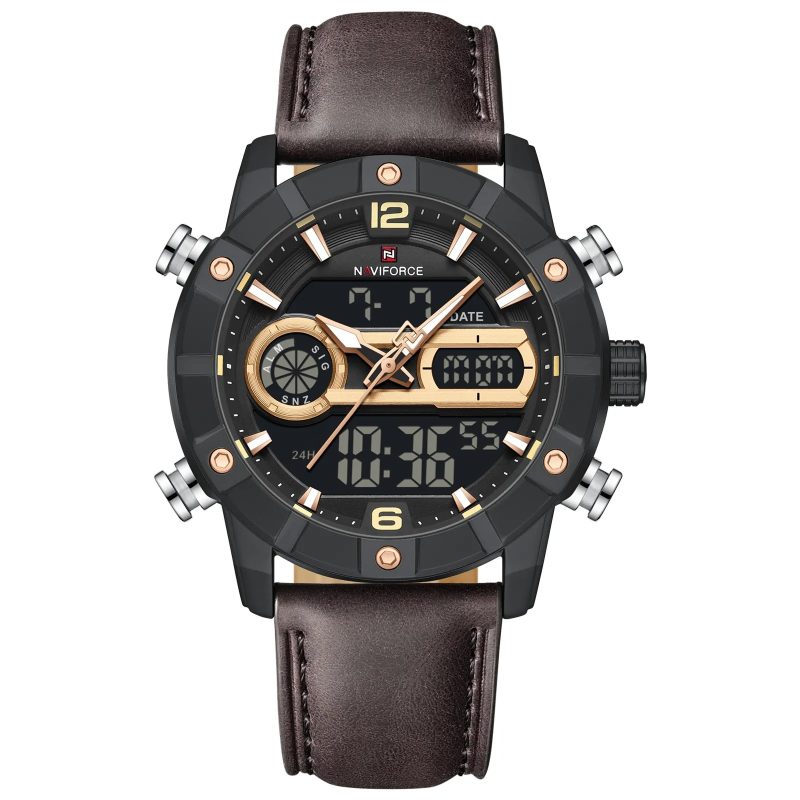 Naviforce 9263 Mens Watch - Brown